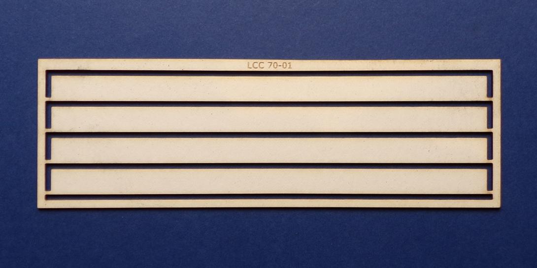 LCC 70-01 O gauge wall support strips