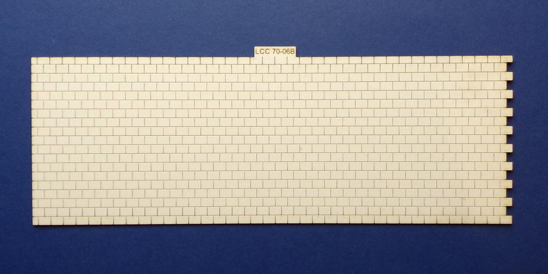 LCC 70-06B O gauge roof tiles expansion with right side interlocking