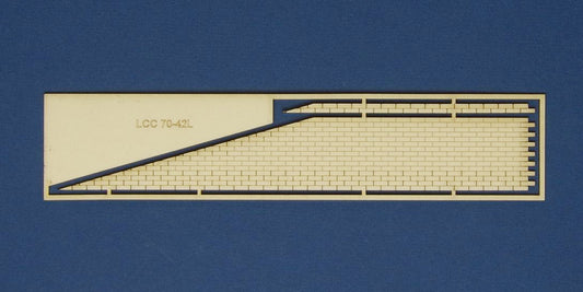 LCC 70-42L O gauge platform edge slope - left