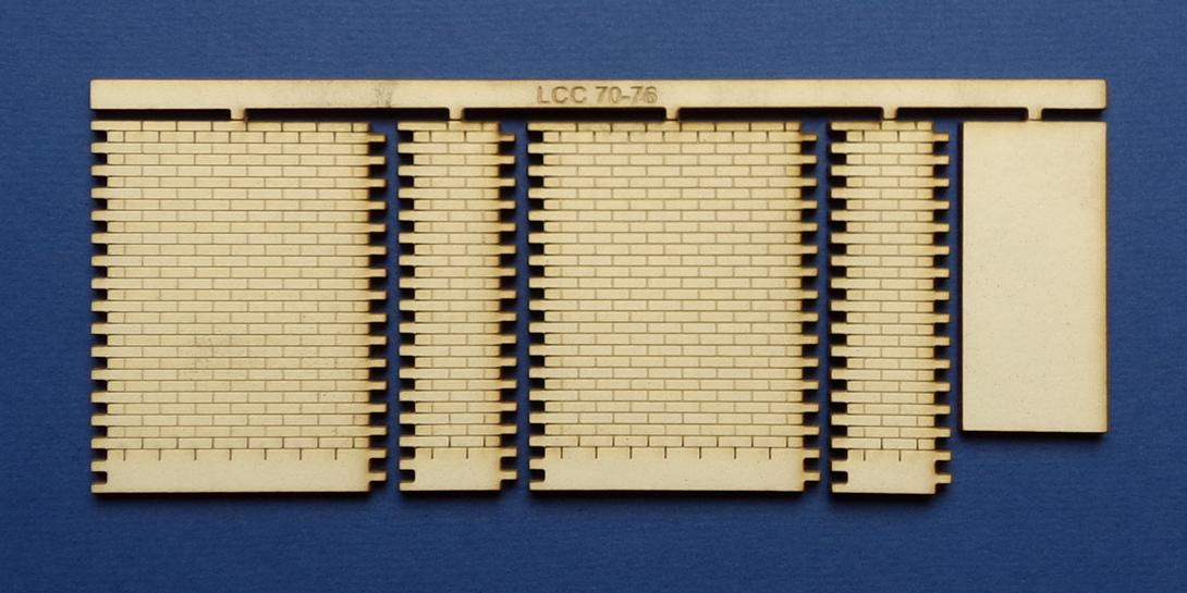 LCC 70-76 O gauge bridge parapet pier DEPREACIATED