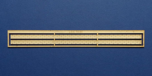 LCC 70-80 O gauge brick decoration for bridge parapet