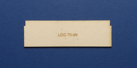 LCC 70-99 O gauge infill bracket support