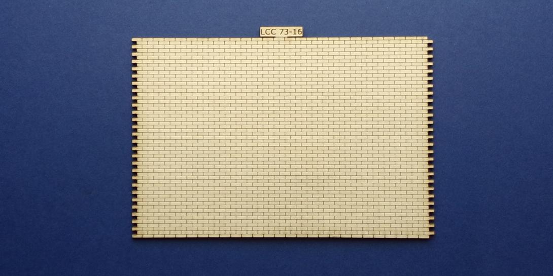 LCC 73-16 O gauge medium signal box back wall type 1