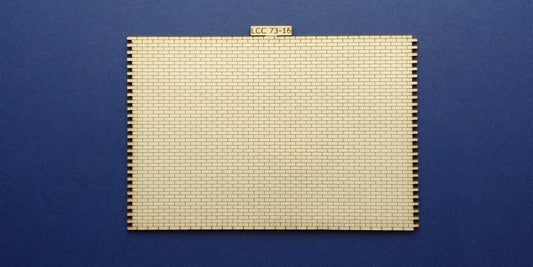 LCC 73-16 O gauge medium signal box back wall type 1