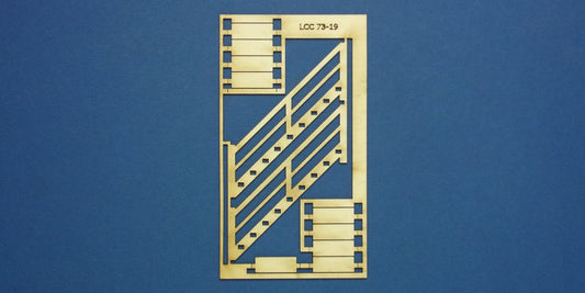 LCC 73-19 O gauge signal box stairs