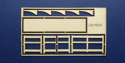 LCC 73-31 O gauge medium signal box small balcony