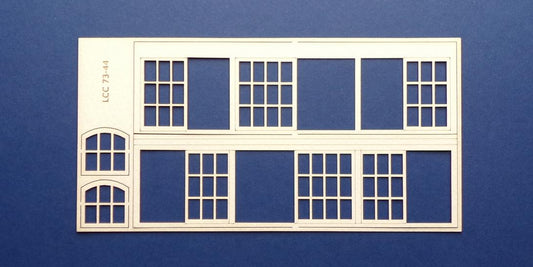 LCC 73-44 O gauge set of windows for 73-11 type 1