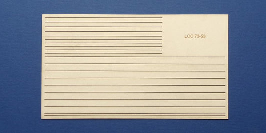 LCC 73-53 O gauge set of decoration strips for midland style signal box