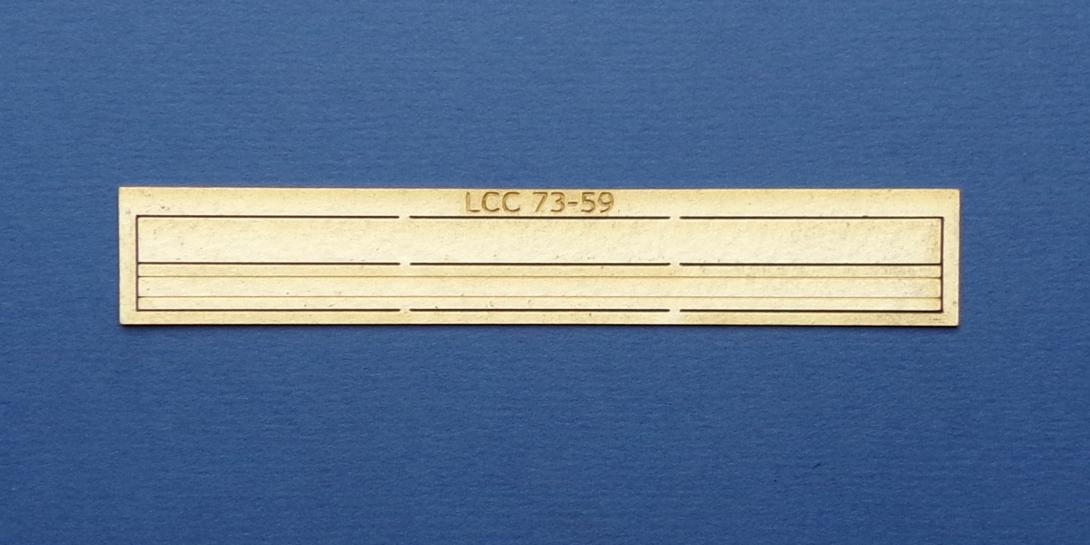 LCC 73-59 O gauge small signal box back wall woodwork