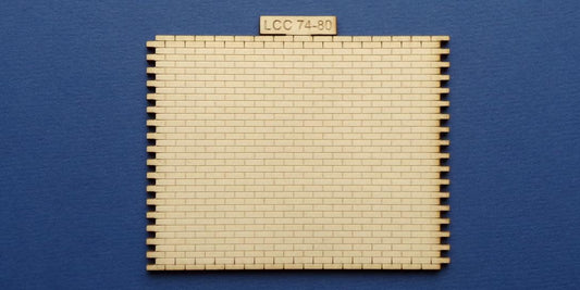 LCC 74-80 O gauge industrial office back wall type 3