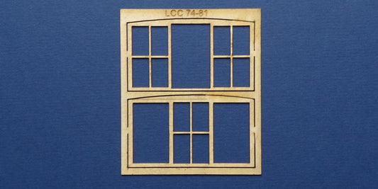 LCC 74-81 O gauge industrial office wide window