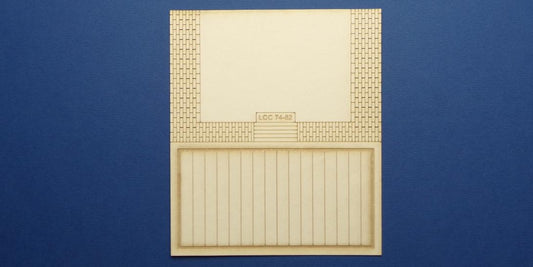 LCC 74-82 O gauge weightbridge scale with pavement