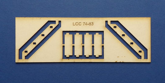 LCC 74-83 O gauge staircase for coal stage