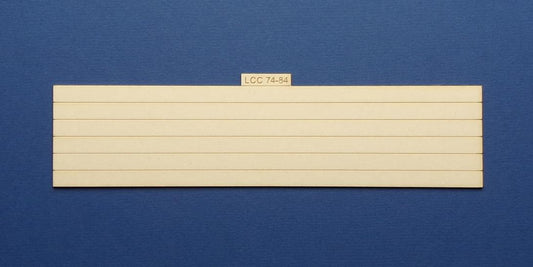 LCC 74-84 O gauge plank panel for coal staithes type 1