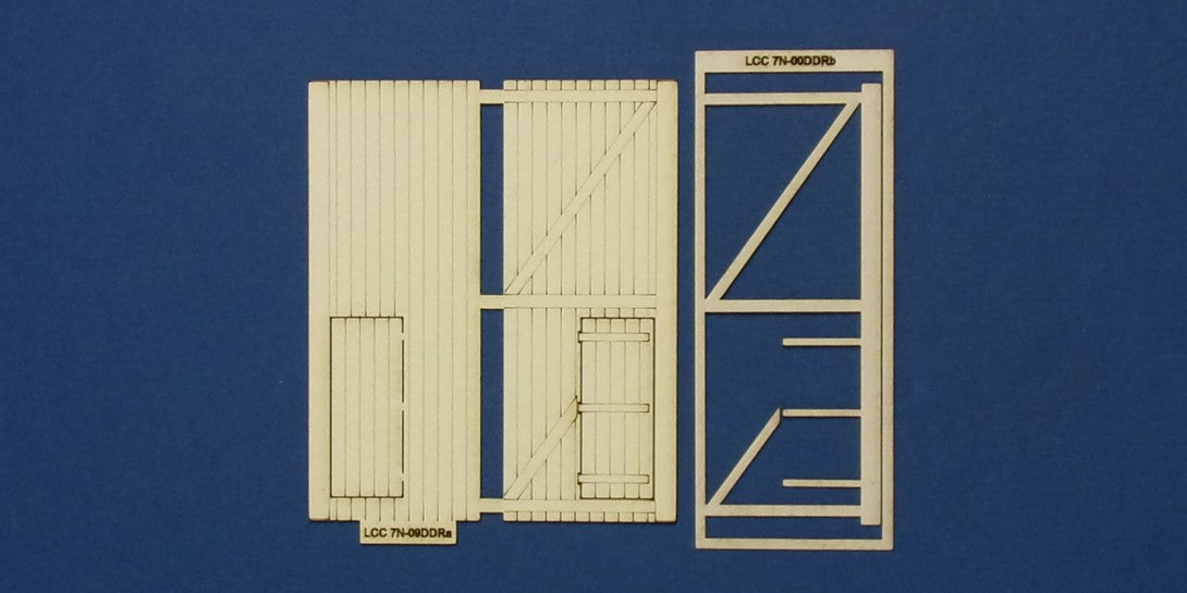 LCC 7N-09DDR O-16.5 gate panel for flat header and with access door