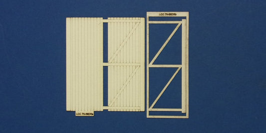 LCC 7N-09DR O-16.5 gate panel for flat header - right version