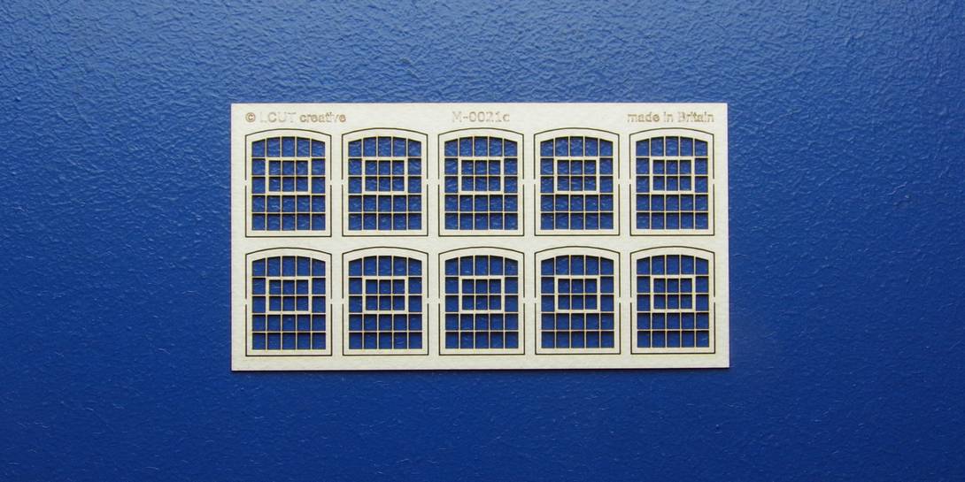 M 00-21c OO gauge kit of 10 industrial windows