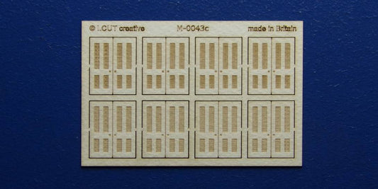 M 00-43c OO gauge kit of 8 double doors type 3