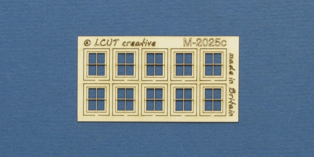 M 20-25c N gauge kit of 10 windows with sash - type 1