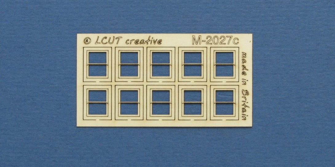 M 20-27c N gauge kit of 10 windows with sash - type 3