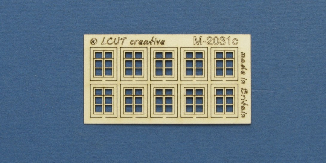 M 20-31c N gauge kit of 10 casement windows with transom