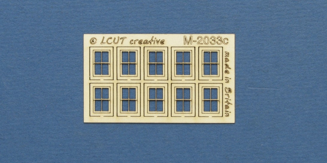 M 20-33c N gauge kit of 10 square windows