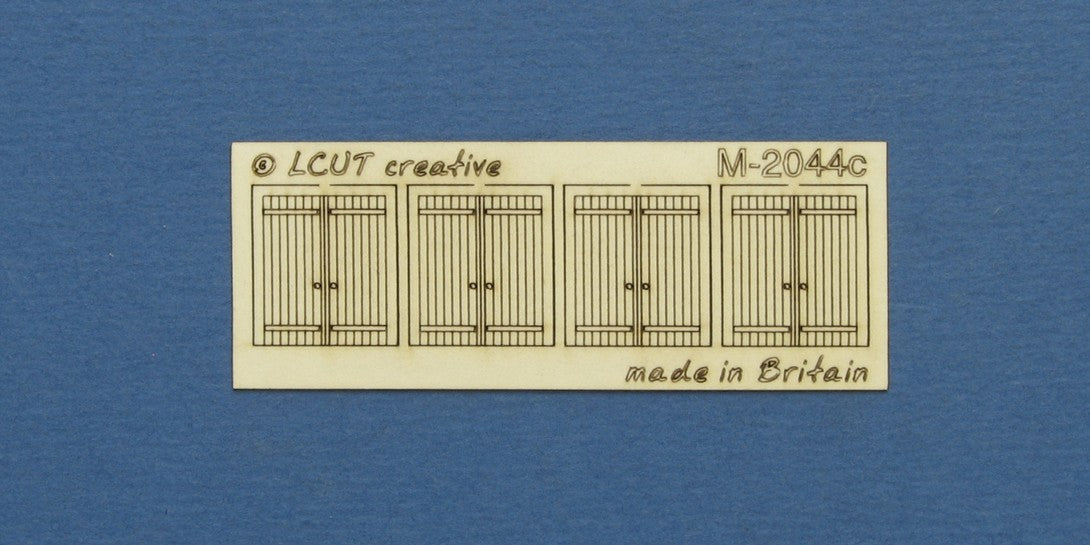 M 20-44c N gauge kit of 4 double industrial doors with square top