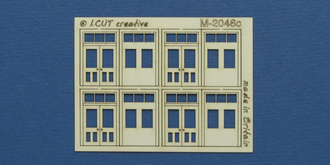 M 20-46c N gauge kit of 4 double doors with square transom type 1