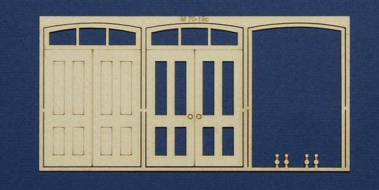 M 70-19c O gauge double door with round transom type 1