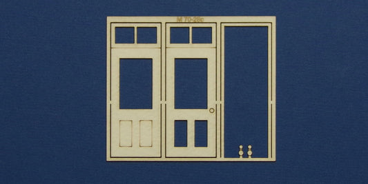 M 70-28c O gauge single door with square transom type 3