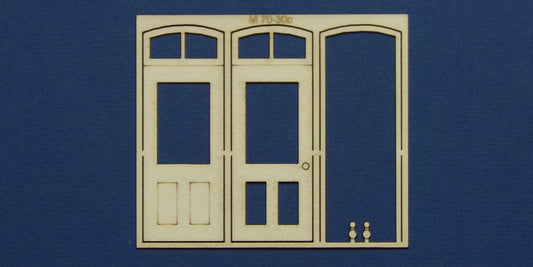 M 70-30c O gauge single door with round transom type 2