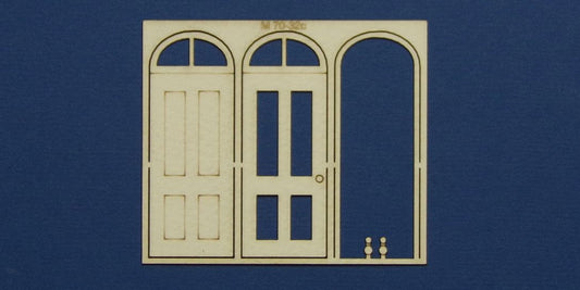 M 70-32c O gauge single door with round transom type 3