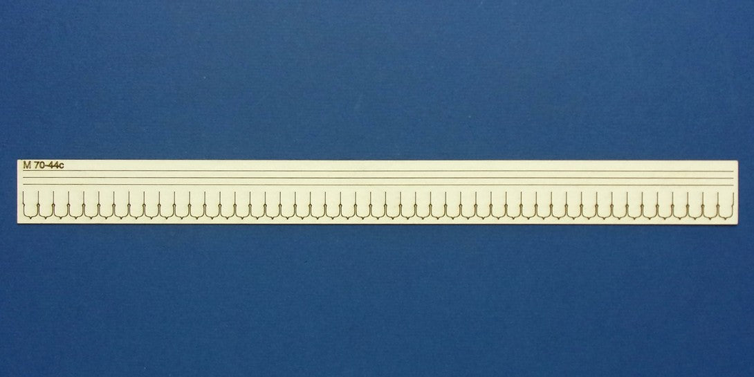 M 70-44c O gauge valance - MR, LMS