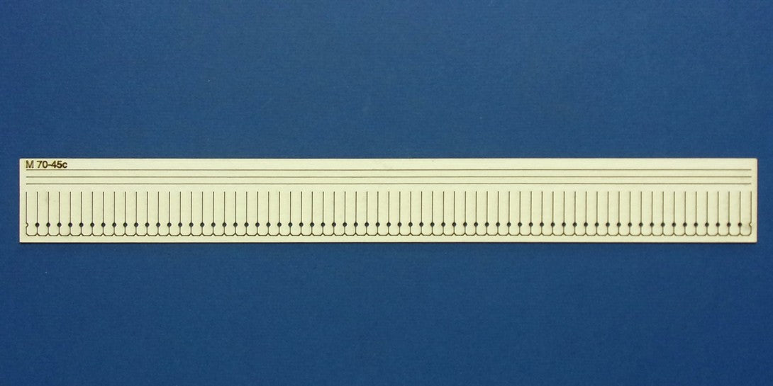 M 70-45c O gauge valance - NMR, MR, LMS