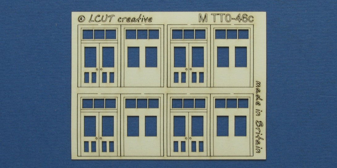 M TT0-46c TT:120 kit of 4 double doors with square transom type 1