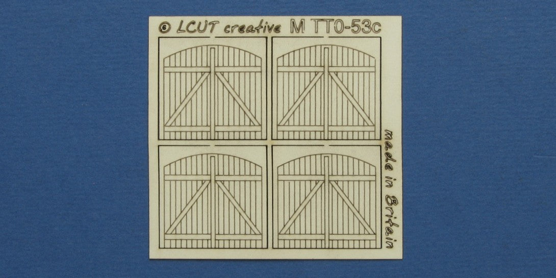 M TT0-53c TT:120 kit of 4 industrial gates with round top